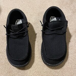 Hey Dude Wally Funk Mono Kids Shoes in Black